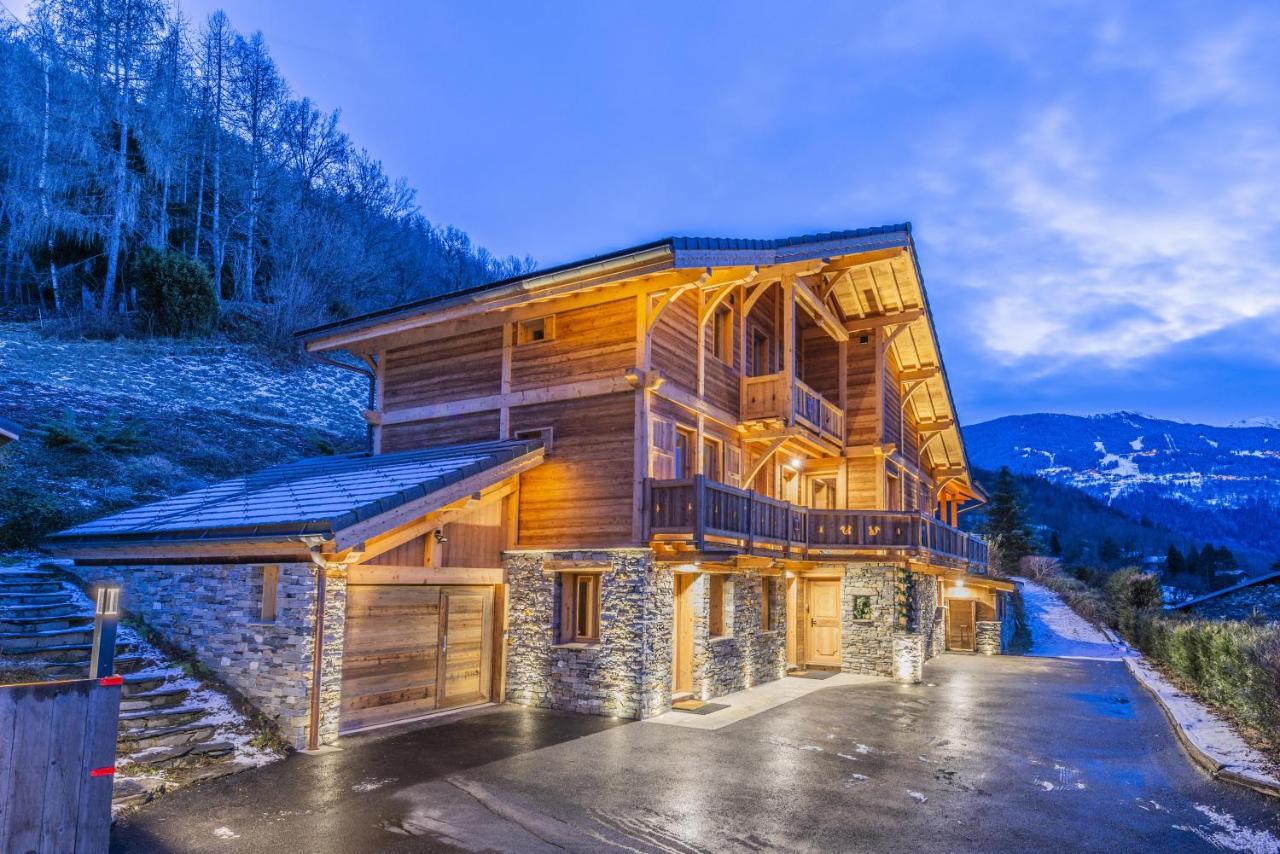 Вилла Chalet Savoyard D'Exception Avec Piscine Chauffee Бур-Сен-Морис Экстерьер фото