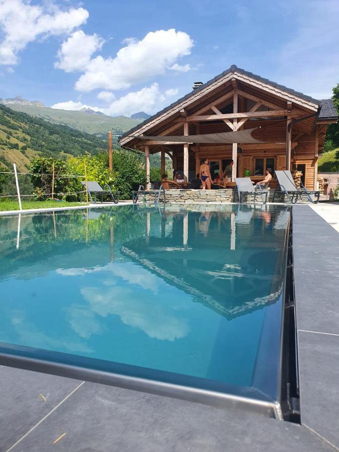 Вилла Chalet Savoyard D'Exception Avec Piscine Chauffee Бур-Сен-Морис Экстерьер фото