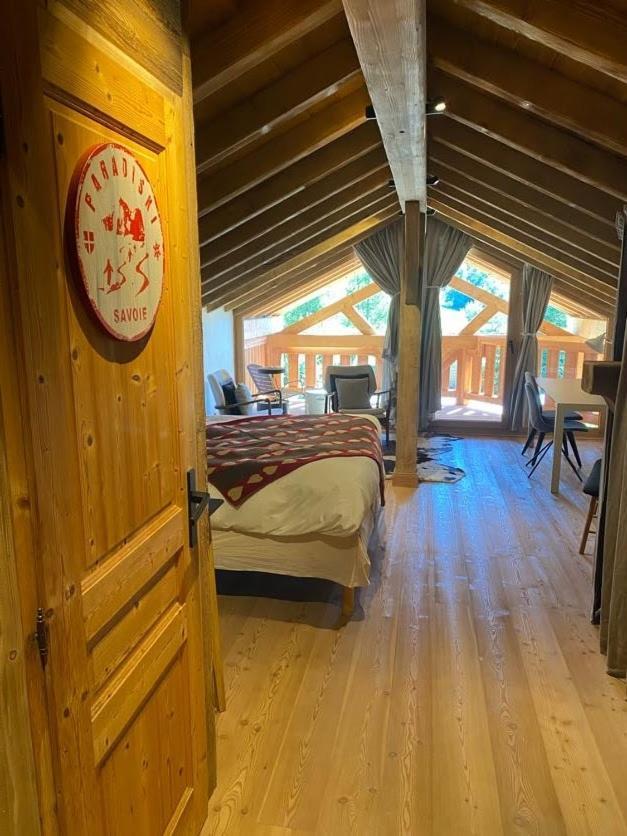 Вилла Chalet Savoyard D'Exception Avec Piscine Chauffee Бур-Сен-Морис Экстерьер фото